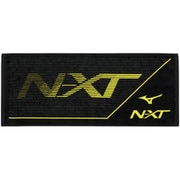 32JY110309 NXTフェイスタオル（ハコイリ） [スポーツタオル ブラック×セーフティイエロー]