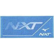 32JY110324 NXTフェイスタオル（ハコイリ） [スポーツタオル ブルー×ホワイト]