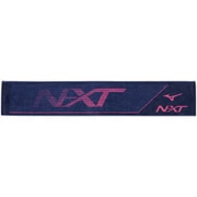 32JY110414 NXTマフラータオル（ハコイリ） [スポーツタオル ネイビー×ピンク]