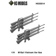 ベトナム戦争 アメリカ陸軍 M16A1ベトナム仕様 6丁セット [1/35スケール プラモデル]