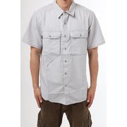 キャニオンソリッドショートスリーブシャツ Canyon Solid Short Sleeve Shirt OE7044 055 Light Dunes Sサイズ [アウトドア シャツ メンズ]