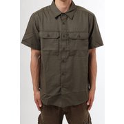 キャニオンソリッドショートスリーブシャツ Canyon Solid Short Sleeve Shirt OE7044 253 Raw Clay Sサイズ [アウトドア シャツ メンズ]