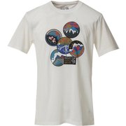 ハードウェアグラフィックT IO OE2449 100 White Lサイズ [アウトドア カットソー メンズ]