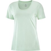 アジャイル ショートスリーブ ティー AGILE SS TEE W LC1483300 OPAL BLUE/HARBOR GRAY/HEATHER Mサイズ [ランニングシャツ レディース]