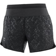 エックスエー ショーツ XA SHORT W LC1482500 BLACK Mサイズ [ランニングウェア ショートパンツ レディース]