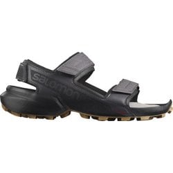 Amazon | Salomon メンズ TECHサンダル W, ブラック/ホワイト