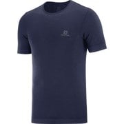アウトスピード シームレス ウール ティー OUTSPEED SEAMLESS WOOL TEE LC1499800 NIGHT SKY Mサイズ [アウトドア カットソー メンズ]