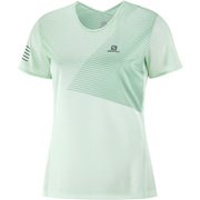 センス ティー SENSE TEE W LC1480000 OPAL BLUE XSサイズ [ランニングウェア シャツ レディース]