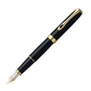 DIPLOMAT ディプロマット エクセレンスA2 万年筆 M ブラックラッカーゴールド 1958132