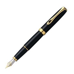 DIPLOMAT ディプロマット エクセレンスA2 万年筆 B ブラックラッカーゴールド 1958133