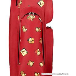   キャディバッグ レッド　新品ネームプレート付 楽天市場】ゴルフ メンズ キャディ バッグ スーパーマリオ