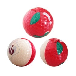 ゴルフボール BALL113 アップルボール [1スリーブ 3球入]