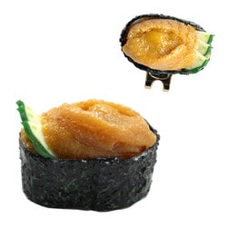 MK0279 [食品サンプルマーカー ウニ ブラック/イエロー]