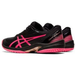 ASICS courtFF3 テニスシューズ ブラック/ピンク 新品未使用 アシックス テニスシューズ ピンクブラック 24.5cm