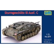 UU72277 1/72 ミリタリーシリーズ 独・III号突撃砲C型 [組立式プラスチックモデル]