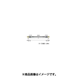ラインケーブル RCA(オス)-RCA(オス) 1.8m 黒 RC018