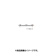 110号ケーブル (110 オス-110 オス) 1m 黒 TC01