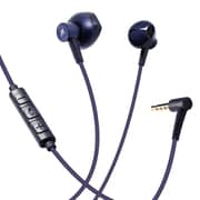 防水ハンズフリーイヤフォン ネイビー AH-S78NV