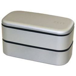 レンジ・食洗機対応 日本製 抗菌 ZEIT 長角二段ランチBOX SV