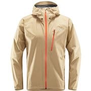 リムシリーズ ジャケット L.I.M Jacket Men 604542 007 SAND Sサイズ [アウトドア レインジャケット メンズ]
