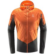 リムシリーズ ハイブリッド フード L.I.M Series Hybrid Hood Men 604513 4N2 MAGNETITE/FLAME ORANGE Lサイズ [アウトドア ウインドブレーカー]