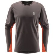 リムシリーズ クラウン LS ティー L.I.M Series Crown LS Tee Men 604843 4N2 MAGNETITE/FLAME ORANGE Lサイズ [アウトドア カットソー メンズ]