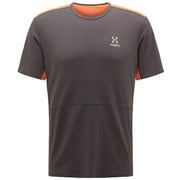 リムシリーズ クラウン ティー L.I.M Series Crown Tee Men 604842 4N2 MAGNETITE/FLAME ORANGE Sサイズ [アウトドア カットソー メンズ]