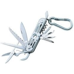 ワーカーズレーベル （WORKERS LABEL） 12徳ツール カラビナ付 銀 L-65