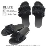 CUCU1920BK [cucuri有松絞り サンダル ブラックL]