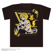 鬼滅の刃 ボトル入りTシャツ G柄 我妻善逸 Black kids [キャラクター衣料品]