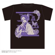 鬼滅の刃 ボトル入りTシャツ J柄 胡蝶しのぶ Black L [キャラクター衣料品]