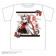 鬼滅の刃 ボトル入りTシャツ K柄 煉獄杏寿郎 White L [キャラクター衣料品]