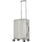 スーツケース 旅行日数目安:1週間以上 88L TSAロック搭載 アルミニウムボディ・ダブルキャスターフレームキャリー シルバー 1512-69-SL