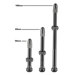 チューブレスバルブ バルブ長60mm ブラック サイクルアクセサリー 3471