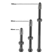 チューブレスバルブ バルブ長100mm ブラック サイクルアクセサリー 3472