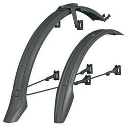 ヴェロフレックス 55 タイヤ幅：1.95”-2.1” 52 mm フロントフェンダ全長：680mm リアフェンダー全長870mm ブラック マッドガード 11665