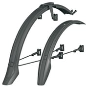ヴェロフレックス 55 タイヤ幅:1.95”-2.1” 52 mm フロントフェンダ全長:680mm リアフェンダー全長870mm ブラック マッドガード 11665