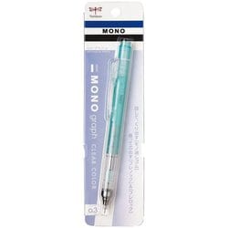 シャープペン MONO graph（モノグラフ） クリアカラー 0.3mm パック クリアミント DPA-139D