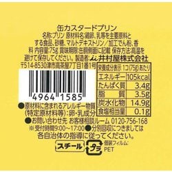 ヨドバシ Com 井村屋 缶 カスタードプリン 75g 通販 全品無料配達