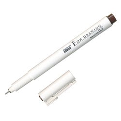 ドローイングペン フォードローイング 0.3mm ダークブラウン 4600DB-03