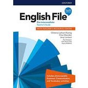 English File 4th Edition Pre-Intermediate Teacher's Guide with Teacher's Resource Centre [洋書ELT]