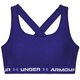 UA Crossback Mid 3 Color 1363600 Regal/Regal/White(415) LGサイズ [スポーツブラ]