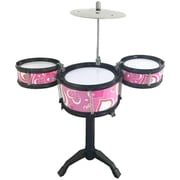 キッズジャズ ドラムセット 6 ピンク [楽器玩具]