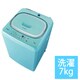 全自動洗濯機 7kg レトロタイプ ミント LKW-7M