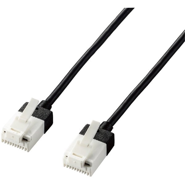 LANケーブル/CAT6A/スーパースリム/爪折れ防止/5.0m/ブラック LD-GPASST/BK50