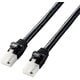 LANケーブル/CAT6A準拠/爪折れ防止/5.0m/ブラック LD-GPAT/BK50