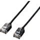 LANケーブル/CAT6A/スーパースリム/5.0m/ブラック LD-GPASS/BK5