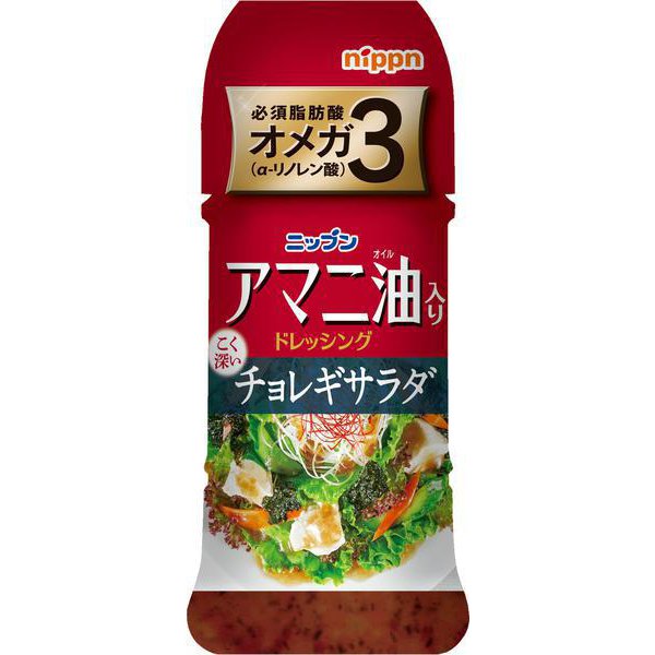 アマニ油入り ドレッシング チョレギサラダ 必須脂肪酸 オメガ3（α-リノレン酸） 150ml