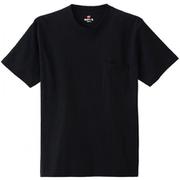 H5190-090-S [HANES（ヘインズ） ビーフィーポケットTシャツ ブラック Sサイズ]