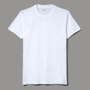 HM2155G-010-L [HANES(ヘインズ) メンズ クールネック Tシャツ 3P ゴールドラベル ホワイト Lサイズ]